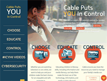 Tablet Screenshot of controlwithcable.org